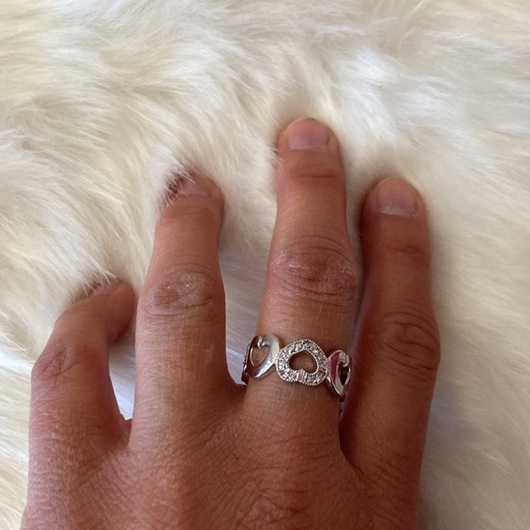 Set of five silver tone rings! - Picture 3 of 7